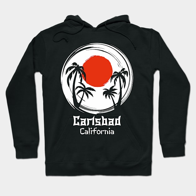 Carlsbad California Hoodie by Jennifer